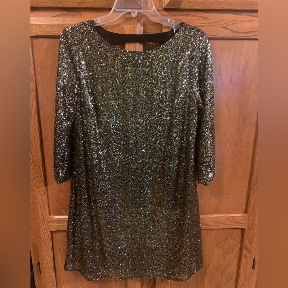 Sequin Gold Dress